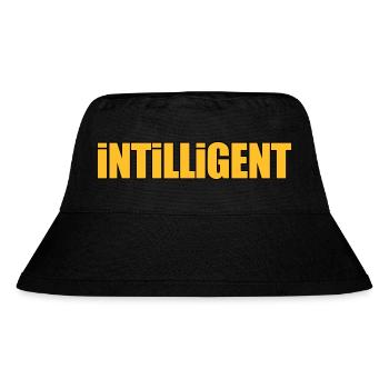 Intilligent Fun Intelligent - Stanley/Stella recycelter Bucket Hat - Schwarz - Vorne
