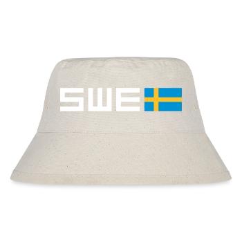 Schweden - Stanley/Stella recycelter Bucket Hat - Naturweiß - Vorne
