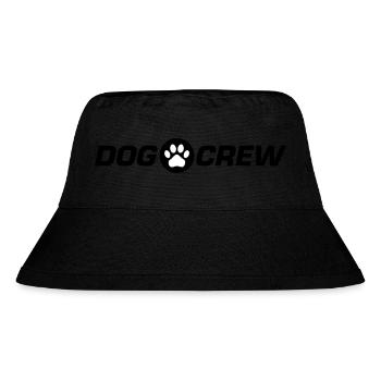 Hunde Crew Hundepfote - Stanley/Stella recycelter Bucket Hat - Schwarz - Vorne