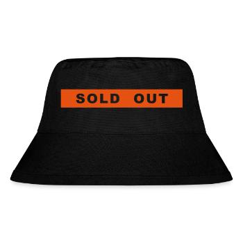 Sold out! - Stanley/Stella recycelter Bucket Hat - Schwarz - Vorne