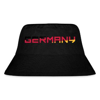 Équipe Allemagne Allemagne Couleurs Noir Rouge Or G - Bob recyclé Stanley/Stella - noir - Devant
