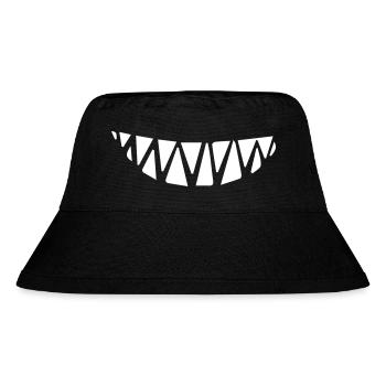 Smiling teeth minimum distance - Stanley/Stella Recycled Bucket Hat - black - Front