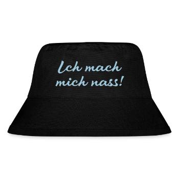 ich mach mich nass - Stanley/Stella recycelter Bucket Hat - Schwarz - Vorne