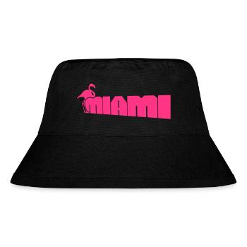 Miami États-Unis Flamingo Bird Amérique Floride Voyage - Bob recyclé Stanley/Stella - noir - Devant
