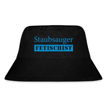 Staubsauger Fetischist - Stanley/Stella recycelter Bucket Hat - Schwarz - Vorne