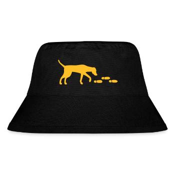 Viszla Mantrailer - Stanley/Stella Recycled Bucket Hat - black - Front