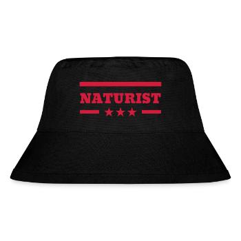 Naturisme / Naturiste / Nudisme / Nudiste - Bob recyclé Stanley/Stella - noir - Devant