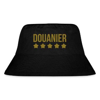 Douanier / Douane / Douanière / Police / Frontière - Bob recyclé Stanley/Stella - noir - Devant