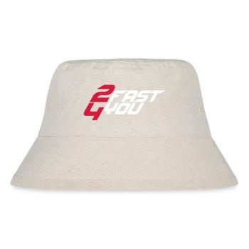 Zu Schnell für Dich Spruch 2 Too Fast 4 For You - Stanley/Stella recycelter Bucket Hat - Naturweiß - Vorne