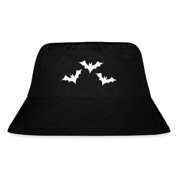 Bat formation - Stanley/Stella Recycled Bucket Hat - black - Front