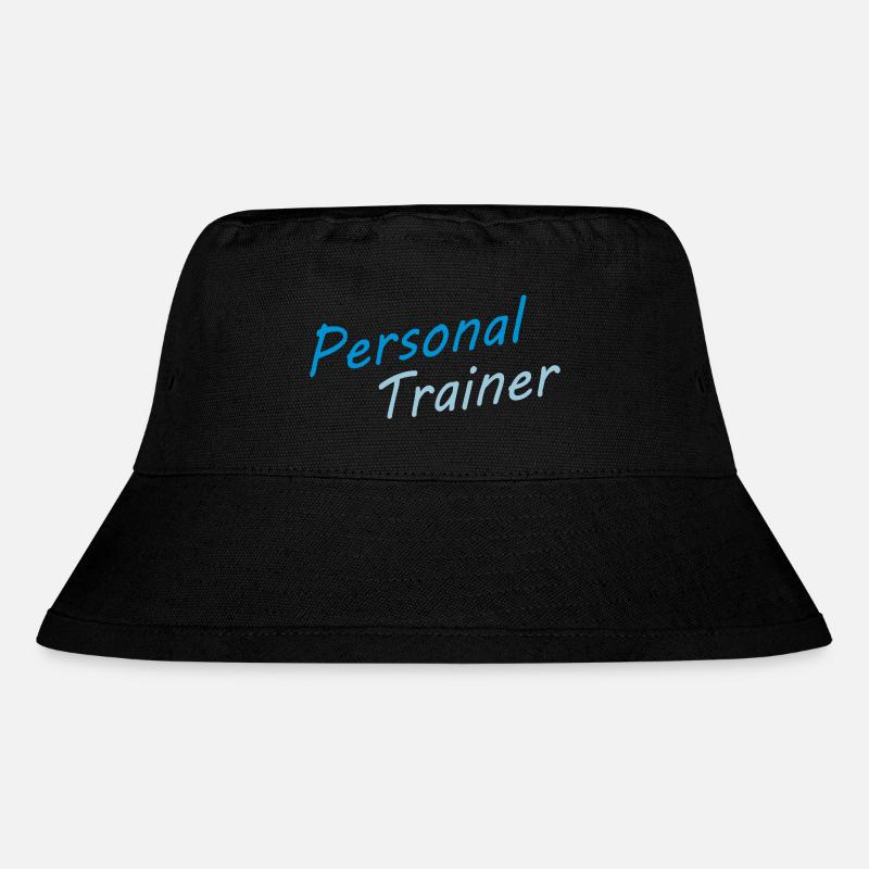 personal trainer blue - Stanley/Stella recycelter Bucket Hat - Schwarz