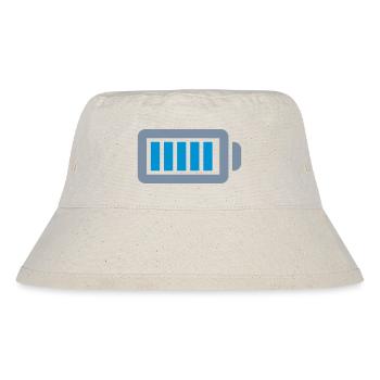 Energy battery fully charged - Stanley/Stella Recycled Bucket Hat - natural - Front