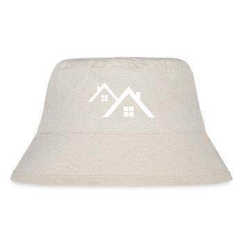 Dach - Stanley/Stella recycelter Bucket Hat - Naturweiß - Vorne