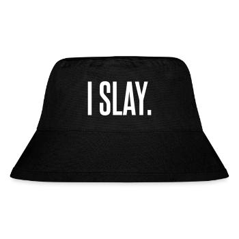 I slay - Stanley/Stella Recycled Bucket Hat - black - Front