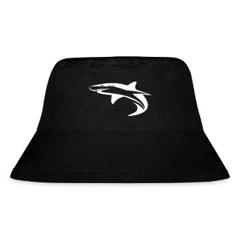 Shark - Vector Geometry Design - Stanley/Stella Recycled Bucket Hat - black - Front