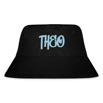 Theo Name Graffiti Font - Stanley/Stella Recycled Bucket Hat - black - Front