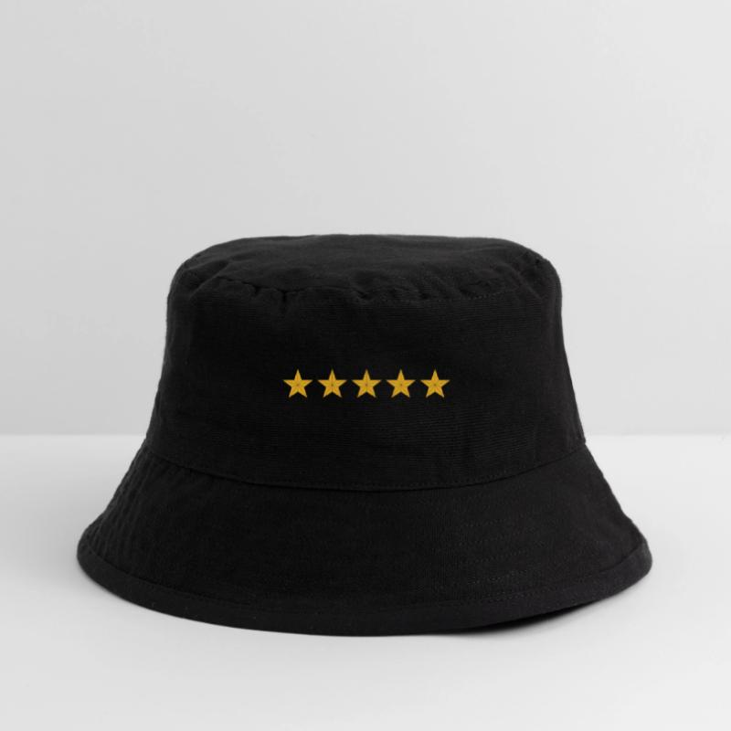 5-sterne in 3D - Symbol, Vorlage Stanley/Stella recycelter Bucket Hat
