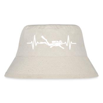 Heartbeat Dive - Stanley/Stella Recycled Bucket Hat - natural - Front