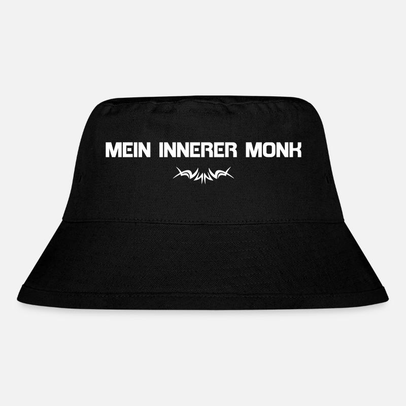 MY INNER MONK w - Stanley/Stella Recycled Bucket Hat - black