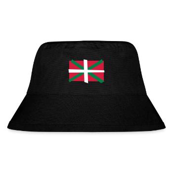 Basque flag - Stanley/Stella Recycled Bucket Hat - black - Front