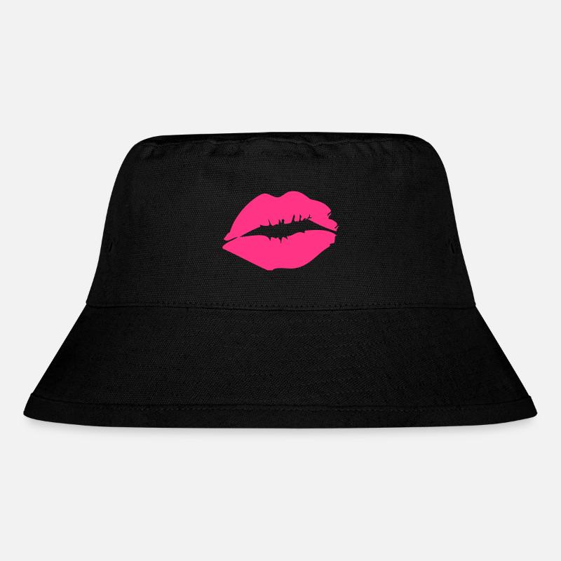 kiss - Stanley/Stella Recycled Bucket Hat - black