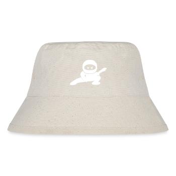 ninja comic 1 - Stanley/Stella recycelter Bucket Hat - Naturweiß - Vorne
