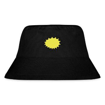 comic cartoon balloon bubble frame border - Stanley/Stella Recycled Bucket Hat - black - Front