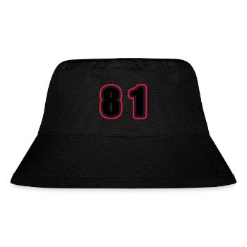 81 Number College - Stanley/Stella Recycled Bucket Hat - black - Front