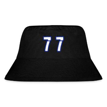 77 Number Symbol - Stanley/Stella Recycled Bucket Hat - black - Front