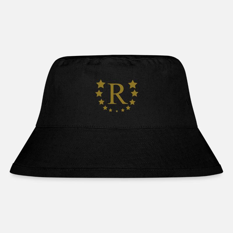 R - Stanley/Stella recycelter Bucket Hat - Schwarz