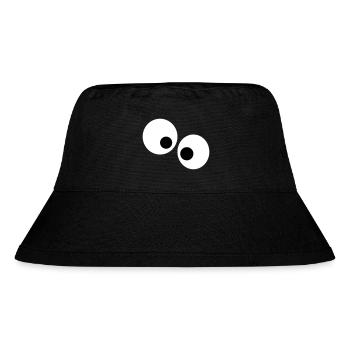 Funny eyes - Stanley/Stella Recycled Bucket Hat - black - Front