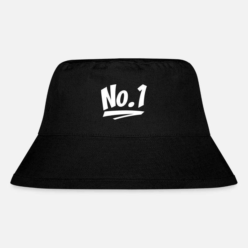 Nummer et - Stanley/Stella recycled bucket hat - sort