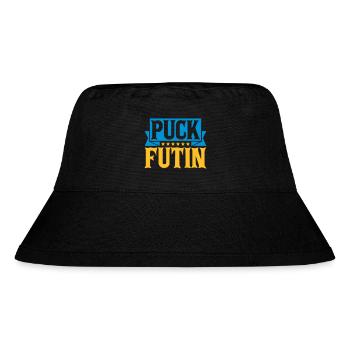 puck futin logo design - Stanley/Stella Recycled Bucket Hat - black - Front