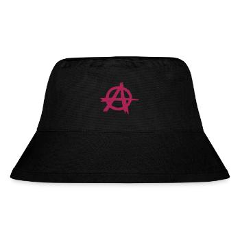 Anarchy - Stanley/Stella recycelter Bucket Hat - Schwarz - Vorne