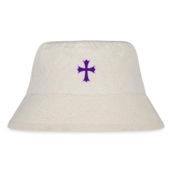 kreuz - Stanley/Stella recycelter Bucket Hat - Naturweiß - Vorne