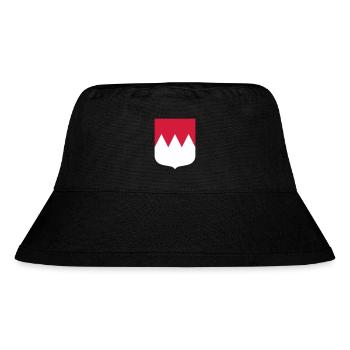 Franken - Stanley/Stella recycelter Bucket Hat - Schwarz - Vorne