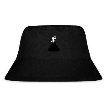 turd poo dampfenden Haufen Mist mit Gestank - Stanley/Stella recycelter Bucket Hat - Schwarz - Vorne