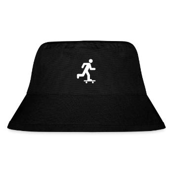 Skateboard, Skater - Stanley/Stella Recycled Bucket Hat - black - Front