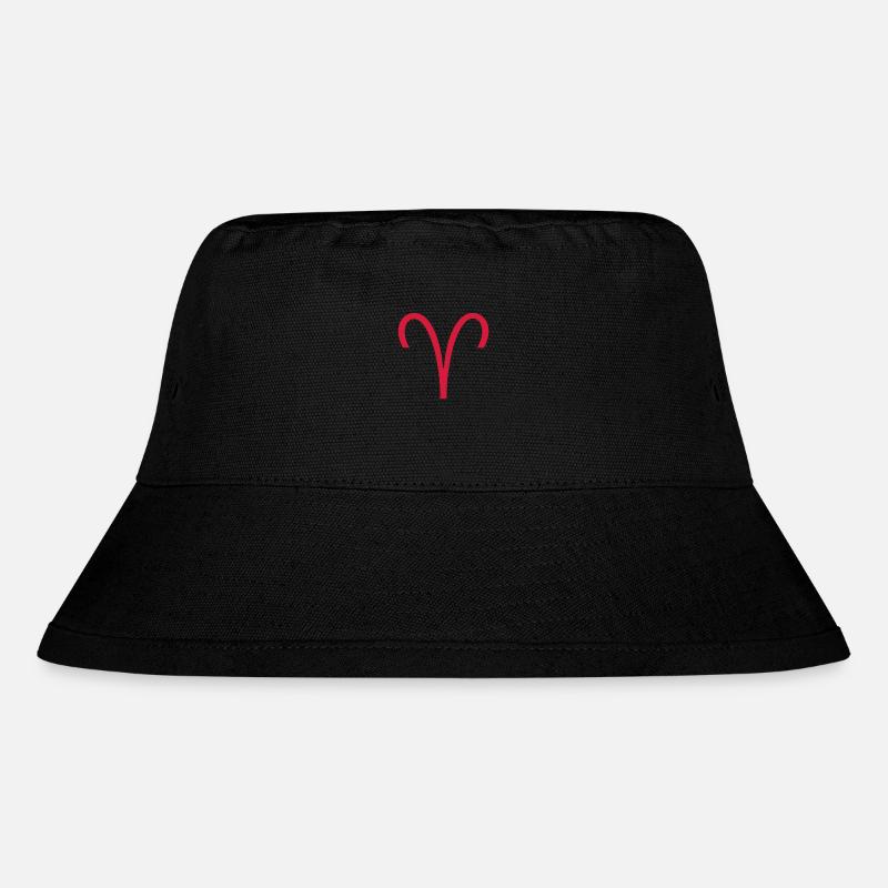 Zodiac: Aries - Stanley/Stella Recycled Bucket Hat - black