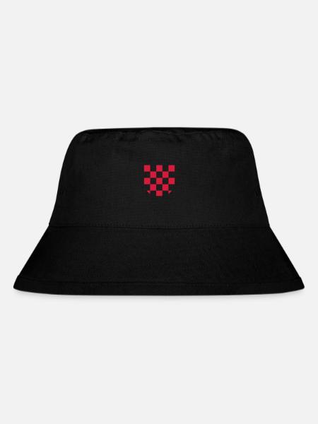 sahovnica - Stanley/Stella recycelter Bucket Hat - Schwarz