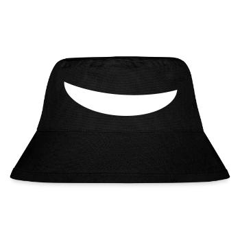 Just smile and grin - Stanley/Stella Recycled Bucket Hat - black - Front