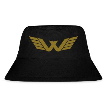 W Logo - Stanley/Stella Recycled Bucket Hat - black - Front