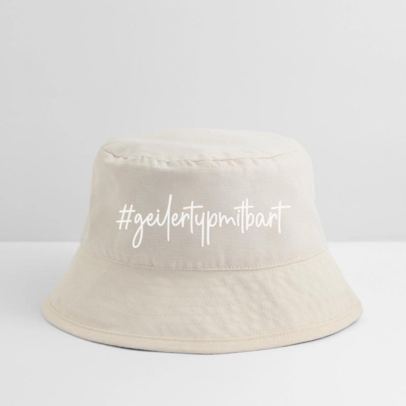 #geilertypmitbart - # geiler Typ mit Bart - Bart Stanley/Stella recycelter Bucket Hat