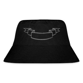 Personalize banner emblem bent 1c - Stanley/Stella Recycled Bucket Hat - black - Front