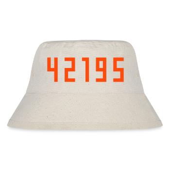 Marathon 42195 meters - Stanley/Stella Recycled Bucket Hat - natural - Front