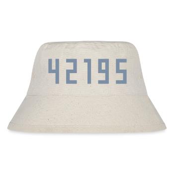 Marathon 42195 meters - Stanley/Stella Recycled Bucket Hat - natural - Front