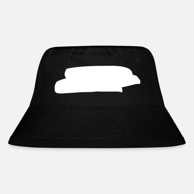 Doodle background shape - Stanley/Stella Recycled Bucket Hat - black
