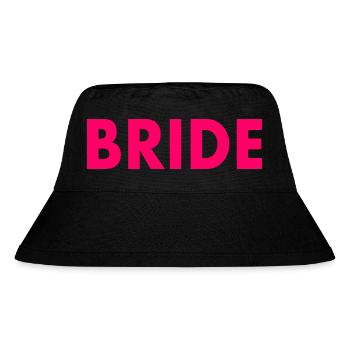 Bride - Stanley/Stella recycelter Bucket Hat - Schwarz - Vorne