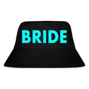 Bride - Stanley/Stella recycelter Bucket Hat - Schwarz - Vorne