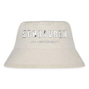Schrauber aus Leidenschaft - Stanley/Stella recycelter Bucket Hat - Naturweiß - Vorne